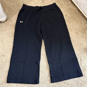 Under Armour Black Wide Leg Sweatpants